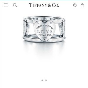 TIFFANY & CO. LOVE WIDE RING